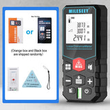 Mileseey Laser Distance Meter Electronic Roulette Digital Tape Rangefinder Level Bubble Trena Metro Range Finder Measuring Tools