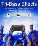 X8 60W Portable Speakers Bass Subwoofer Wireless Waterproof TWS 6600mAh Power Bank Function Support USB/TF/AUX
