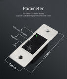 Metal Waterproof Outdoor Use Embedded Biometric Fingerprint Access Controller Standalone RFID Card Door Access Control System