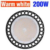 220V Lamp Garage Bulb UFO Lampara Led Spotlight 100W 150W 200W 240W Industrial Lighting Chandelier For Warehouse