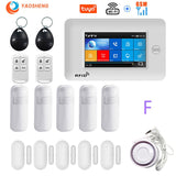 Smart Security Alarms For Home WIFI Wireless Home Alarm APP Remote Control Compatible With Alexa House Alarm Systems