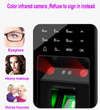 3000 Face 3000 Figners 2.8Inch LCD TCP/IP USB Biometric Fingerprint Face Access Control Device System Support 125khz RFID Card