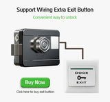 Smart lock Waterproof Wifi Fingerprint Rim Lock Smart Card Digital Code Electronic Door Lock For Home Security Mortise