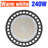220V Lamp Garage Bulb UFO Lampara Led Spotlight 100W 150W 200W 240W Industrial Lighting Chandelier For Warehouse