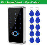 YiToo RFID Fingerprint Access Control System Door Lock, IP68 Fully Waterproof Electric Lock Set For Home Safe, Outdoor