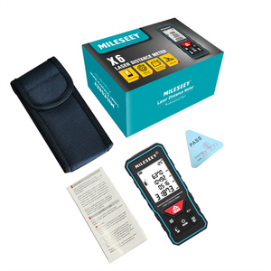 Mileseey Laser Distance Meter Electronic Roulette Digital Tape Rangefinder Level Bubble Trena Metro Range Finder Measuring Tools