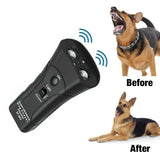 Ultrasonic Dog Training Repeller Control Trainer Device Dogs Anti-barking Stop Bark Deterrents Pet Training Device