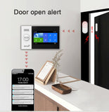 Wireless WIFI GSM Home Burglar Security Alarm System SMS Tuya Smart Life APP Control With 4.3Inch Touch Screen Alarm Kits