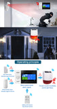 433MHz Wireless light Flash Strobe Outdoor Solar Waterproof Siren -Home Burglar Wifi GSM Home Security Alarm System