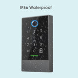 K2F Waterproof 13.56Mhz Access Control Keypad Fingerprint Door Lock TTLOCK App Bluetooth Lock Long Range 13.56MHz Card Reader