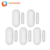 YAOSHENG PB68 Magnetic Sensors Wireless Door Detector Window Sensor WiFi App for 433MHz Home Security Detector Alarm System Kits