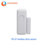 Wireless WIFI GSM Home Burglar Security Alarm System SMS Tuya Smart Life APP Control With 4.3Inch Touch Screen Alarm Kits