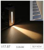 3W Recessed Led Stair Light AC85-265V Indoor IP20 Outdoor IP65 Corner Wall lights Stairs Step stairway Hallway staircase lamp