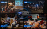 V50 Portable 5G WIFI Projector Mini Smart Real 1080P Full HD Movie Proyector 200'' Large Screen LED Bluetooth Projectors