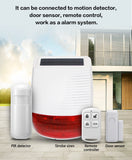 433MHz Wireless light Flash Strobe Outdoor Solar Waterproof Siren -Home Burglar Wifi GSM Home Security Alarm System