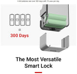 Bluetooth-compatible smart door lock can smart key/password /APP unlock with Tuya smart or smart life APP Electronic Lock