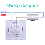 20A EU WiFi Boiler Water Heater Switch Energy Saving Tuya Smart Life App Remote Control  Voice Control Google Home Alexa Siri