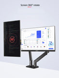 NB F195A 3-12kg Aluminum 22-32" Dual computer screen stand Gas Spring Arm Full Motion double PC Monitor Holder Support