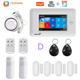 Smart Security Alarms For Home WIFI Wireless Home Alarm APP Remote Control Compatible With Alexa House Alarm Systems