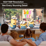 S5 HD 4K Real 3D DLP Projector with Zoom, Auto Keystone,Android 9.0 WiFi LED Smart Portable Proyector Bluetooth Airplay