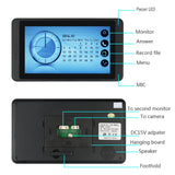 7 inch Door Bell Video Intercom Smart Doorbell Door Phone RFID Camera 12/10/8/6/4 Apartments Door Bell deurbel