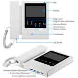 YiToo 4.3 inch Video Door Phone Home Security Intercom System Video Doorbell Outdoor Waterproof 700TVL Camera IR Night Vision