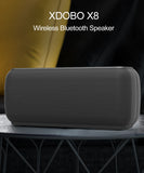 X8 60W Portable Speakers Bass Subwoofer Wireless Waterproof TWS 6600mAh Power Bank Function Support USB/TF/AUX