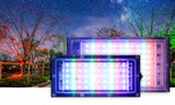 Flood Light Lamp AC220V Outdoor Lighting Floodlight Waterproof Reflector Led Rgb Spotlight with Remote