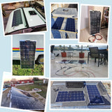 DGSUNLIGHT 100w 200w 12v portable Solar Panel Flexible 16V 800W plate CELLS Monocrystalline silicon