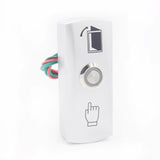 Zinc Alloy  Exit Button  Switch NO/NC/COM Door System Push Exit Release Button Switch For Access Control Backlight Button