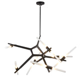 tree branch lamp  Post modern designer Nordic led chandelier tree fork restaurant chandelier villa living room Chandelier