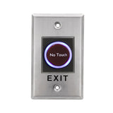 12V 24V No Touch Exit Button Release Switch Opener NO COM NC LED Light for Door Access Control System Entry Open