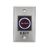 12V 24V No Touch Exit Button Release Switch Opener NO COM NC LED Light for Door Access Control System Entry Open