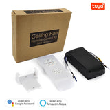 Tuya Smart Life Ceiling Fan Controller WIFI Fan Light Kit With RF Remote Control APP Speed Switch Dimmer Work With Alexa Google