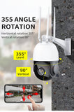 5MP 4G SIM Card Security IP Camera HD CCTV 30X Zoom Surveillance Cam With 80W Solar Panel 40A Rechargeable Battery CamHipro APP