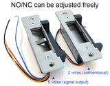 Original DC12V Stainless Steel Sturdiness Narrow Frame Fail Secure ANSI standard Electric Strike Lock electronic door lock
