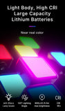 RGB Video Lights Mini LED Camera Light 2000mAh Rechargable LED Panel Lamp Photo Video Lighting  for Youtube Tik tok