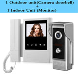 YiToo 4.3 inch Video Door Phone Home Security Intercom System Video Doorbell Outdoor Waterproof 700TVL Camera IR Night Vision