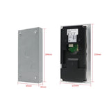 JeaTone 1.0MP Fingerprint IP SIP Doorbell Doorphone Call Panel for 1/2/3 Floors with IC Cards, Night Vision, Waterproof Function