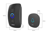 KERUI M525 Outdoor Wireless Doorbell Waterproof Smart Home Door Bell Chime Kit LED Flash Security Alarm Welcome House Melodies