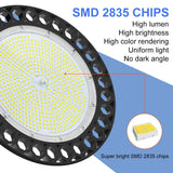 220V Lamp Garage Bulb UFO Lampara Led Spotlight 100W 150W 200W 240W Industrial Lighting Chandelier For Warehouse