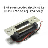 Original DC12V Stainless Steel Sturdiness Narrow Frame Fail Secure ANSI standard Electric Strike Lock electronic door lock