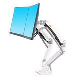 NB F195A 3-12kg Aluminum 22-32" Dual computer screen stand Gas Spring Arm Full Motion double PC Monitor Holder Support