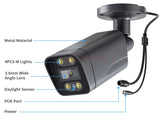 5MP 4CH POE NVR Kit IP Camera With Micro Alarm Motion Detection P2P Camera System Full color night vision Smart Face Search