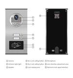 Network cable connection 7&quot; Video Intercom Door Phone System 6/4/3/2 Monitors + RFID Access Outdoor Camera for 6~2 Family House