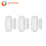 YAOSHENG PB68 Magnetic Sensors Wireless Door Detector Window Sensor WiFi App for 433MHz Home Security Detector Alarm System Kits