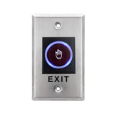 12V 24V No Touch Exit Button Release Switch Opener NO COM NC LED Light for Door Access Control System Entry Open