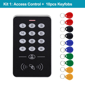 YiToo Door Access Control System Kit RFID Keypad + Power Supply + Electric 180KG Magnetic Lock Strike Door Locks for Home Safe