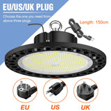 220V Lamp Garage Bulb UFO Lampara Led Spotlight 100W 150W 200W 240W Industrial Lighting Chandelier For Warehouse