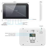 Wifi 2/3/4/6 Screens Units Apartment Video Intercom with HD Call Button Doorbell Camera Tuya Rfid Keys APP Open Door